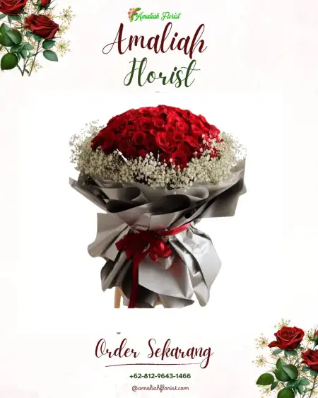 Buket Bunga Pantai Bahagia